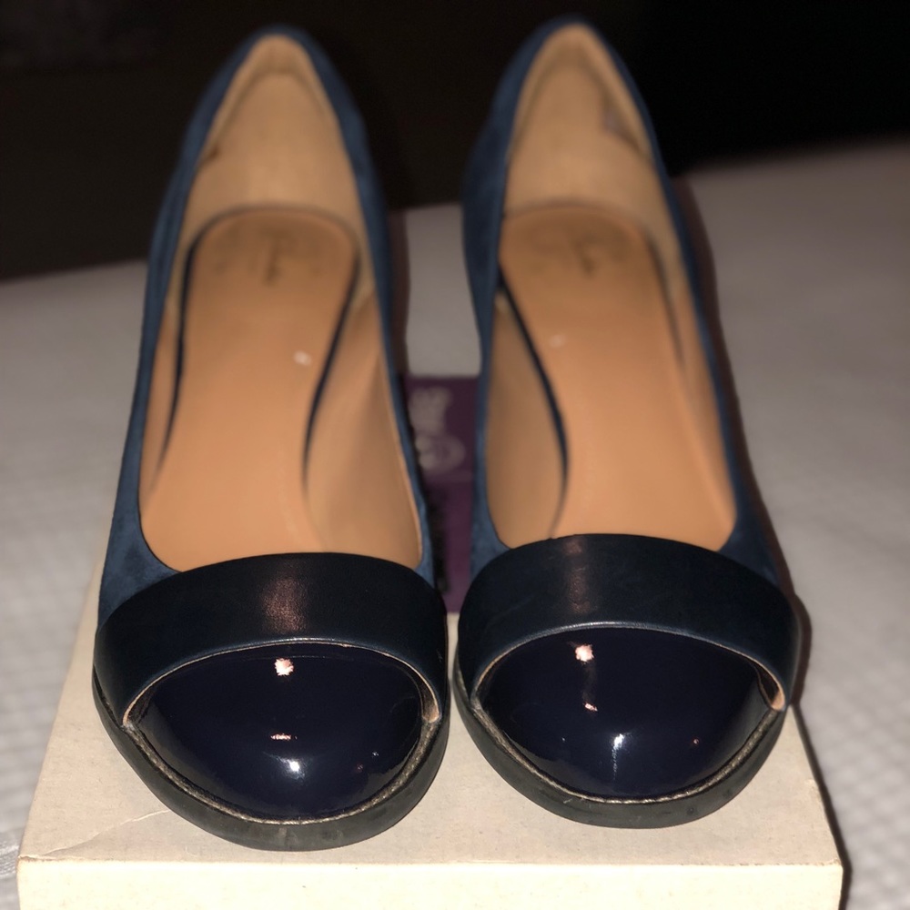 Clark’s Tarah Brae Heels Navy 9M